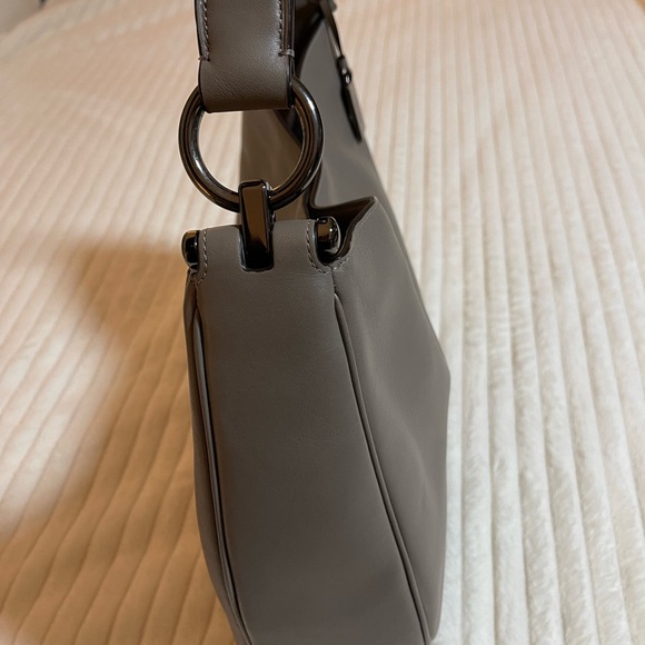 Coach Nomad | Leather Hobo Bag | Dark Fog + Black Accents - Picture 6 of 17